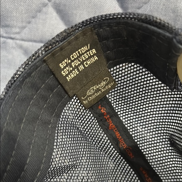 Ed Hardy Multicolor Skull and Roses Cap - Picture 3 of 4